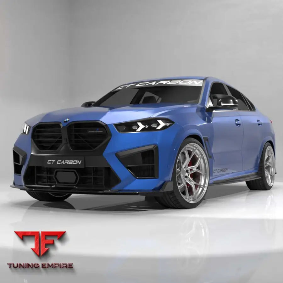 BMW F96 X6M LCI 2023+ CARBON FIBRE SPLITTER - CT CARBON