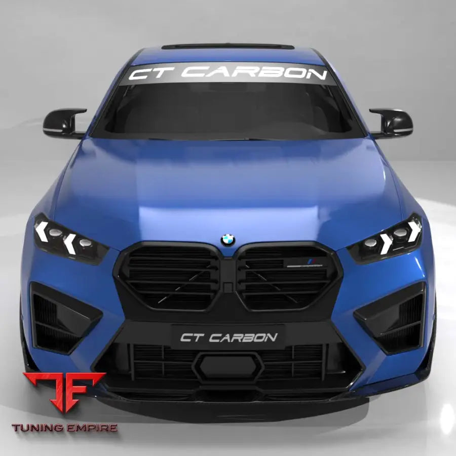BMW F96 X6M LCI 2023+ CARBON FIBRE SPLITTER - CT CARBON