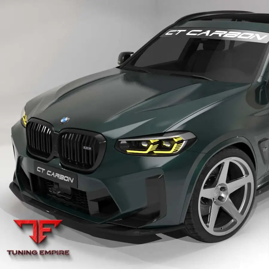 BMW F97 X3M & F98 X4M 2021-2024 (LCI) CARBON FIBRE SPLITTER - CT CARBON