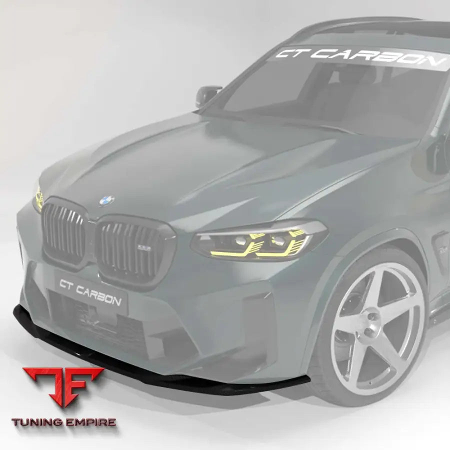 BMW F97 X3M & F98 X4M 2021-2024 (LCI) CARBON FIBRE SPLITTER - CT CARBON