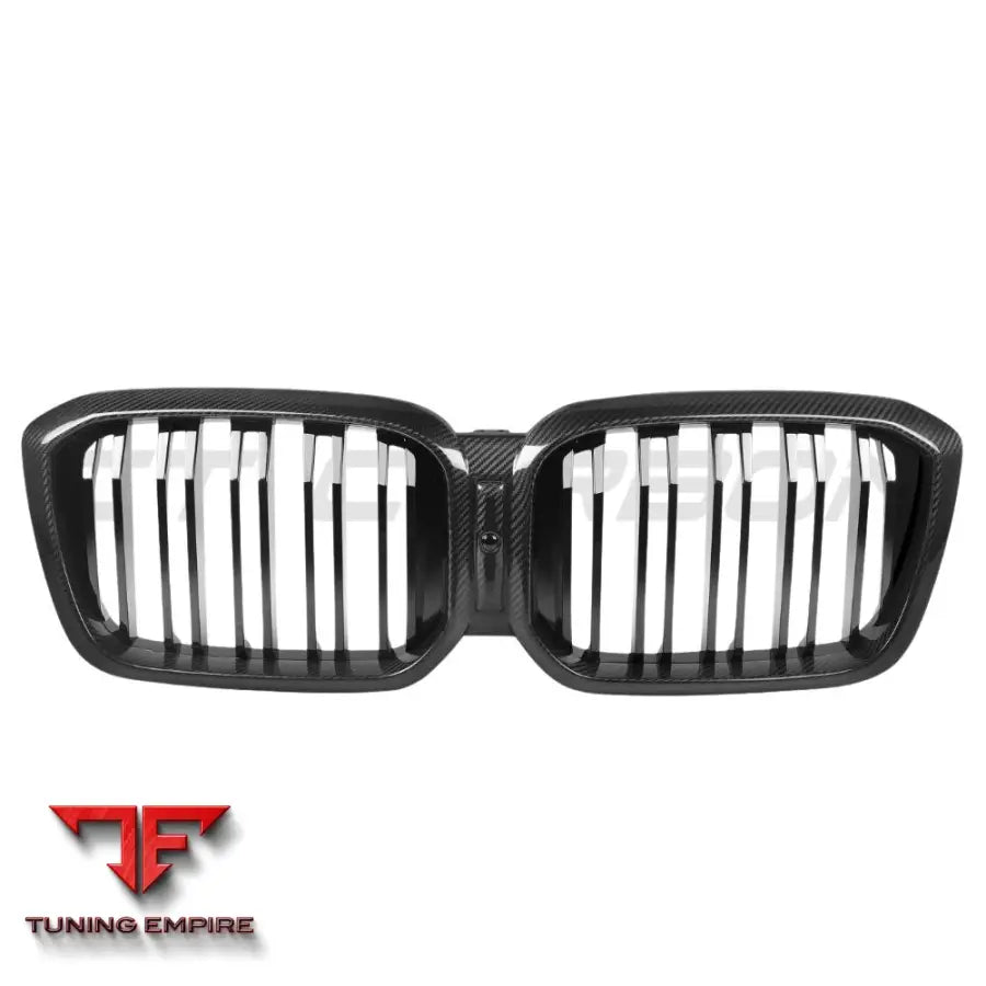 BMW G01/F97 X3/X3M & G02/F98 X4/X4M LCI 2022-2024 DOUBLE SLAT CARBON FIBRE GRILLE - CT CARBON