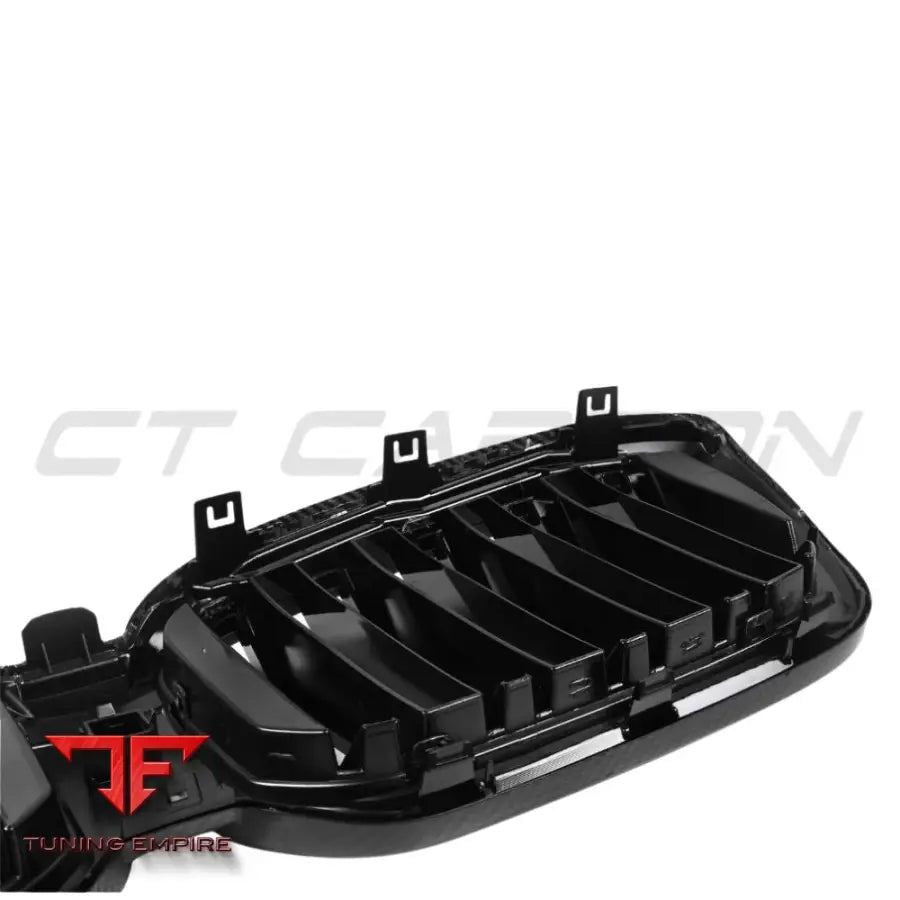 BMW G01/F97 X3/X3M & G02/F98 X4/X4M LCI 2022-2024 DOUBLE SLAT CARBON FIBRE GRILLE - CT CARBON