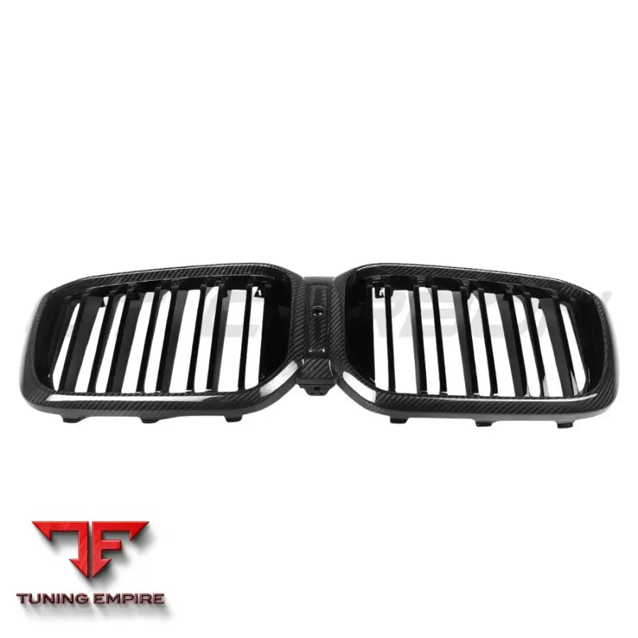 BMW G01/F97 X3/X3M & G02/F98 X4/X4M LCI 2022-2024 DOUBLE SLAT CARBON FIBRE GRILLE - CT CARBON