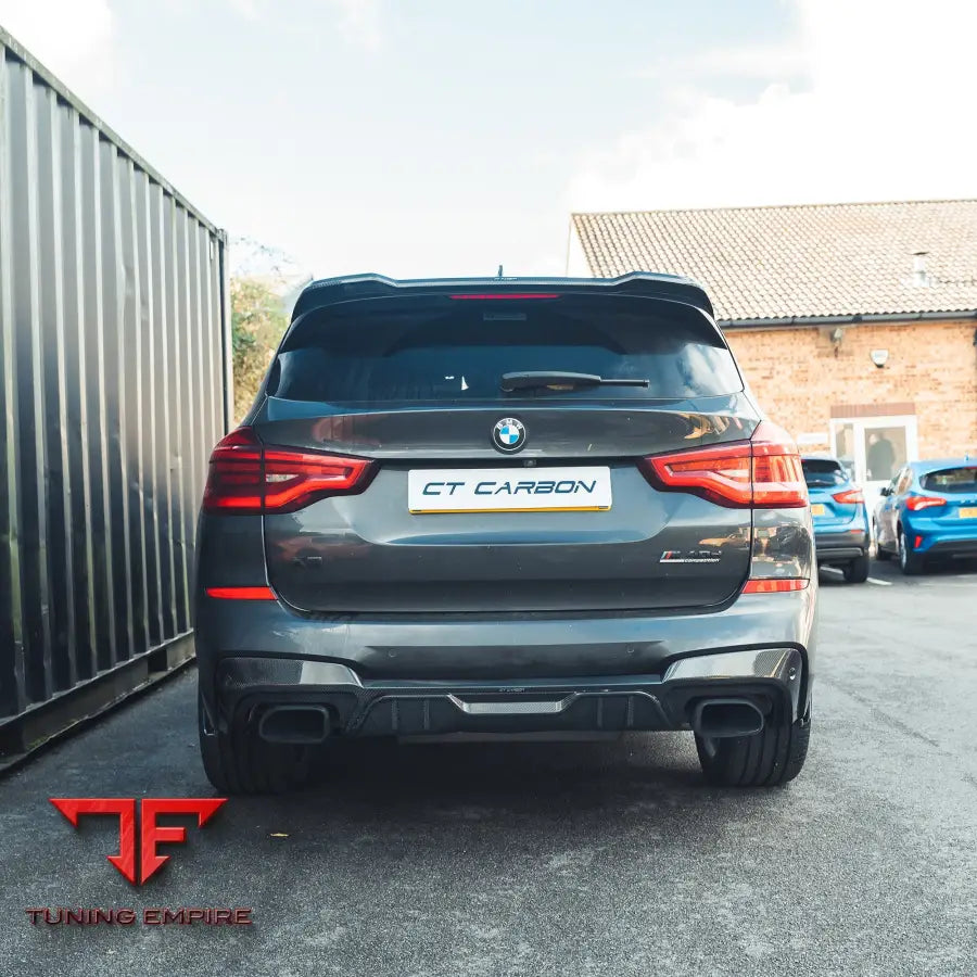 BMW G01 X3 PRE-LCI 2017-2021 CARBON FIBRE DIFFUSER - CT CARBON