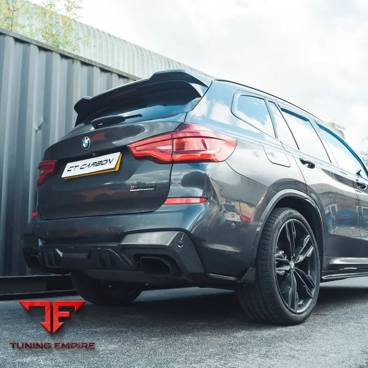 BMW G01 X3 PRE-LCI 2017-2021 CARBON FIBRE DIFFUSER - CT CARBON