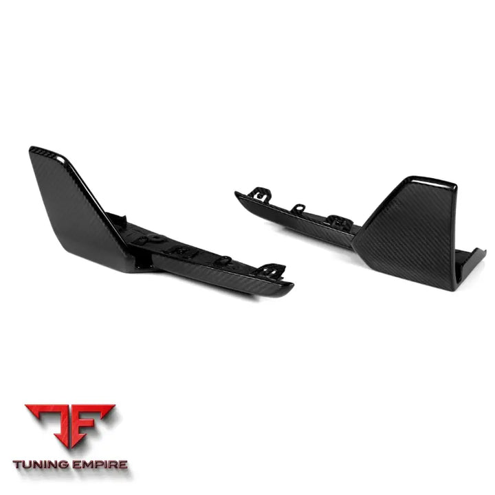 BMW G05 X5 2019+ PRE LCI M SPORT CARBON FIBRE REAR BUMPER CORNERS - CT CARBON