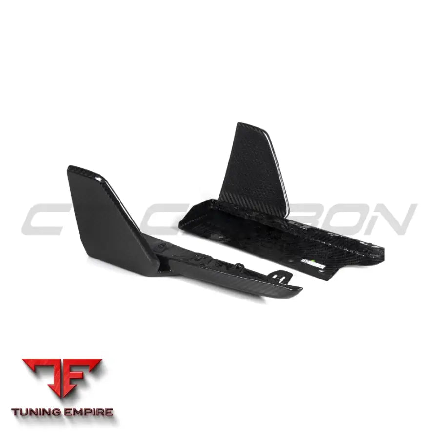 BMW G05 X5 2019+ PRE LCI M SPORT CARBON FIBRE REAR BUMPER CORNERS - CT CARBON