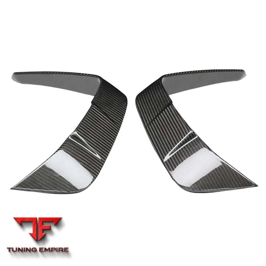 BMW G14/G15/G16 8 SERIES 2018+ DRY CARBON FIBRE SIDE FRONT CANARDS - CT CARBON