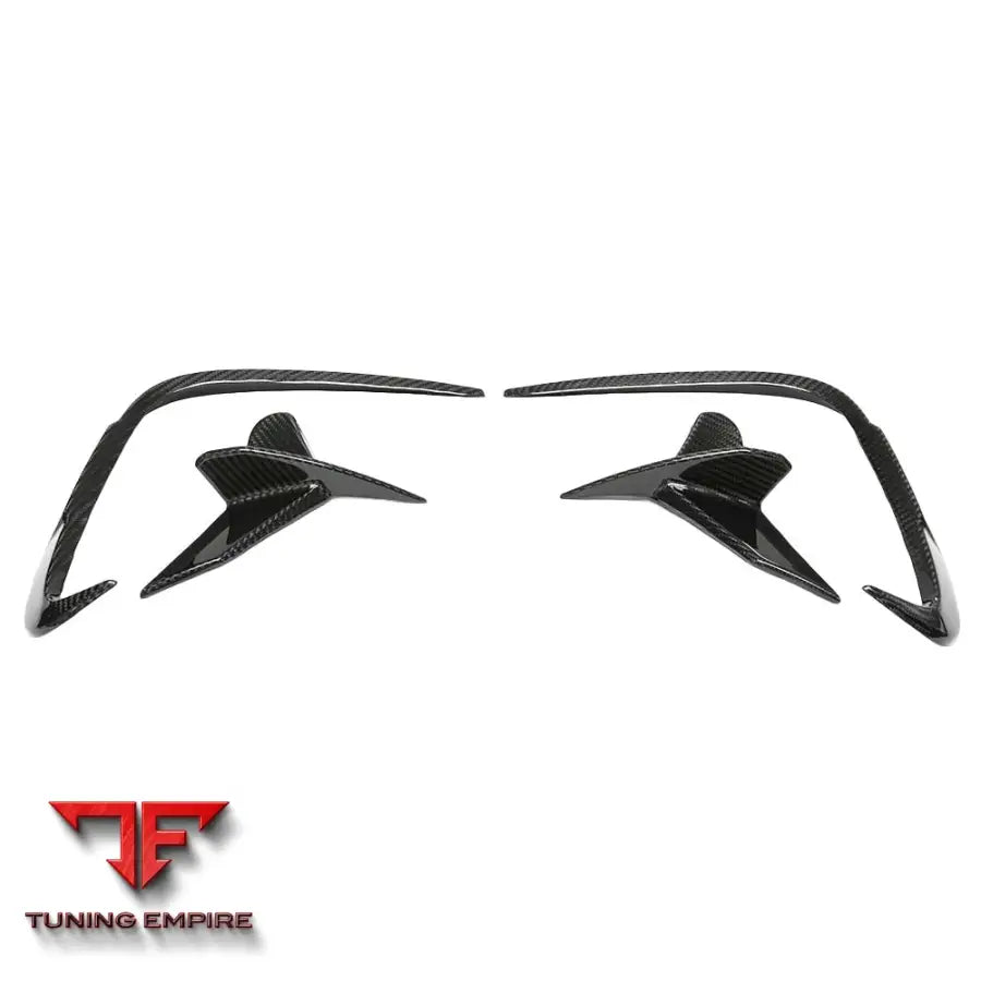 BMW G14/G15/G16 8 SERIES 2018+ DRY CARBON FIBRE SIDE REAR CANARDS - CT CARBON