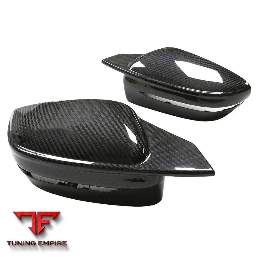 BMW G14/G15/G16 8 SERIES 2018+ LHD DRY CARBON FIBRE MIRRORS - V1 - CT CARBON