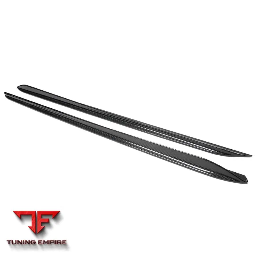 BMW G20 3 SERIES 2019-2022 PRE-LCI DRY CARBON FIBRE SIDE SKIRTS - V3 - CT CARBON
