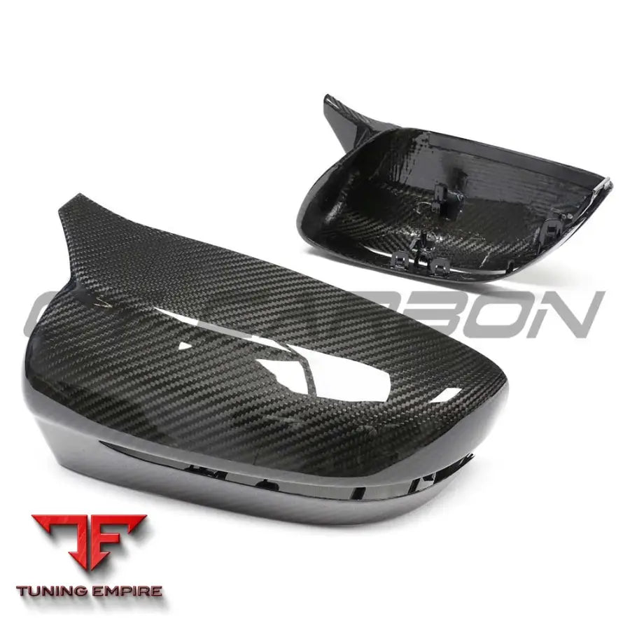 BMW G42 2 SERIES 2022+ RHD DRY CARBON FIBRE MIRRORS - V2 - CT CARBON