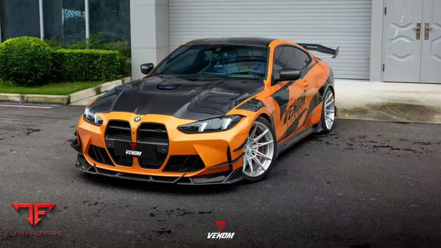 BMW G80 G82 G83 M3 M4 DRY PRE-PREG CARBON VENOM SPORT SERIES FRONT LIP - Front Lip