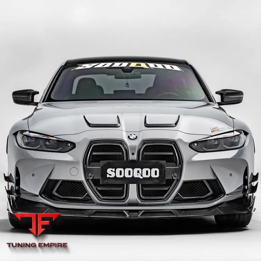 BMW G80 M3 G82 M4 HOOD TRIM IN PREPREG CARBON FIBRE - Carbon Fibre Parts