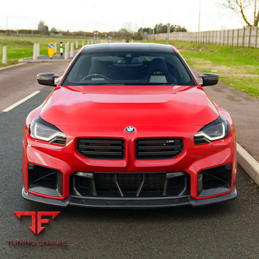 BMW G87 M2 2023+ CARBON FIBRE SPLITTER - V2 - CT CARBON