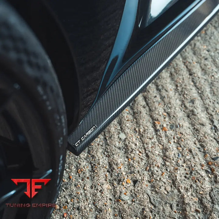 BMW G87 M2 CARBON FIBRE SIDE SKIRTS - V1 - CT CARBON