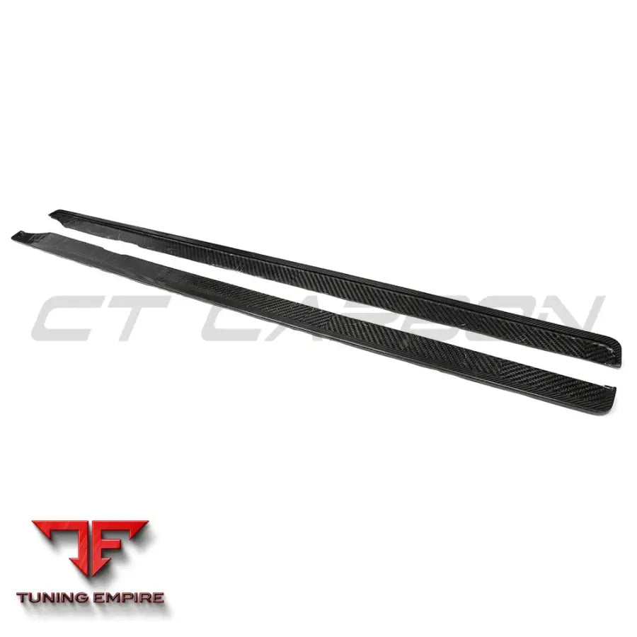 BMW G87 M2 CARBON FIBRE SIDE SKIRTS - V4 - CT CARBON
