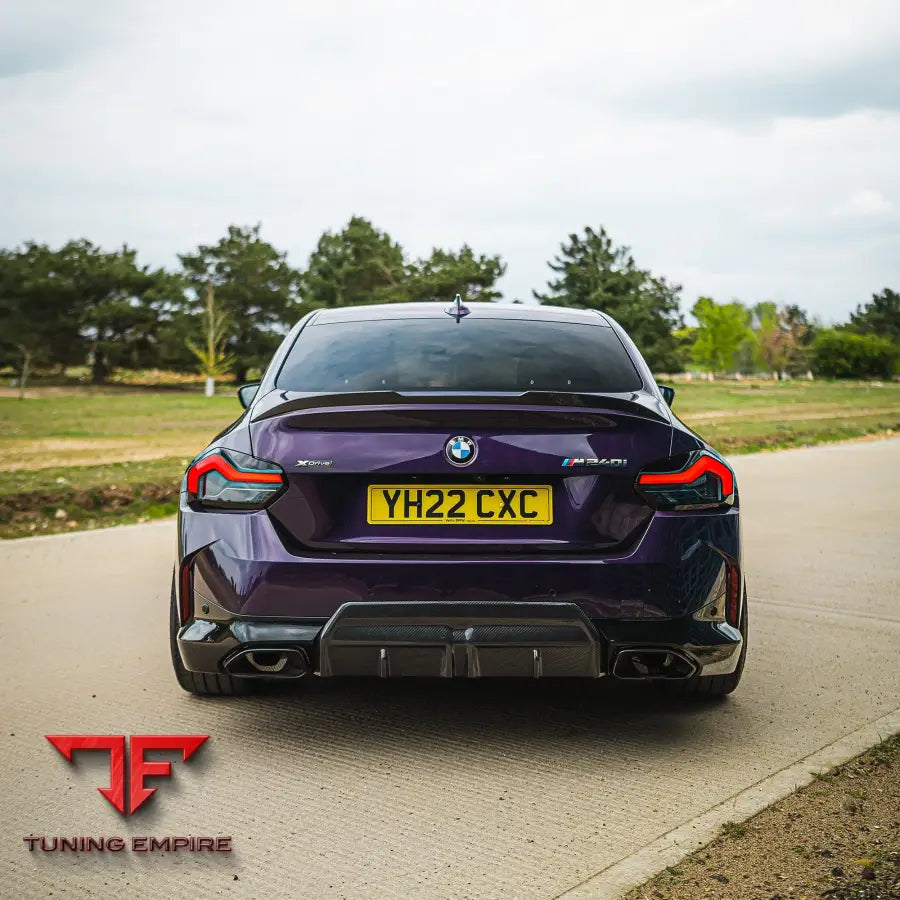 BMW G87 M2 / G42 2 SERIES 2022+ CARBON FIBRE SPOILER - V2 - CT CARBON
