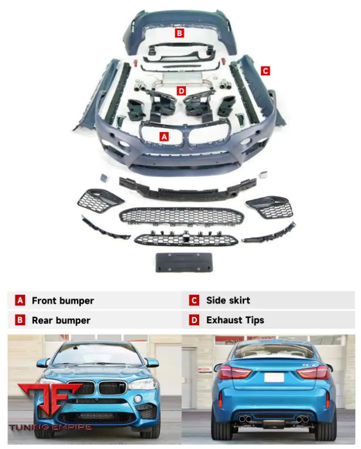 BMW Х6 F16 M BODY KIT 2013-2018Y+
