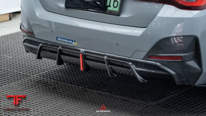 BMW i4 M50 G26 AE Design rear diffuser and canard set