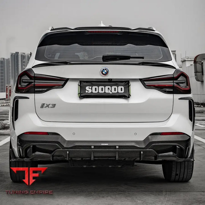 BMW IX3 G08 REAR BUMPER INSERTS IN PREPREG CARBON FIBRE - Carbon Fibre Parts