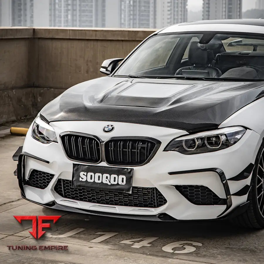BMW M2 F87 FRONT CANARDS IN PREPREG CARBON FIBRE - Carbon Fibre Parts