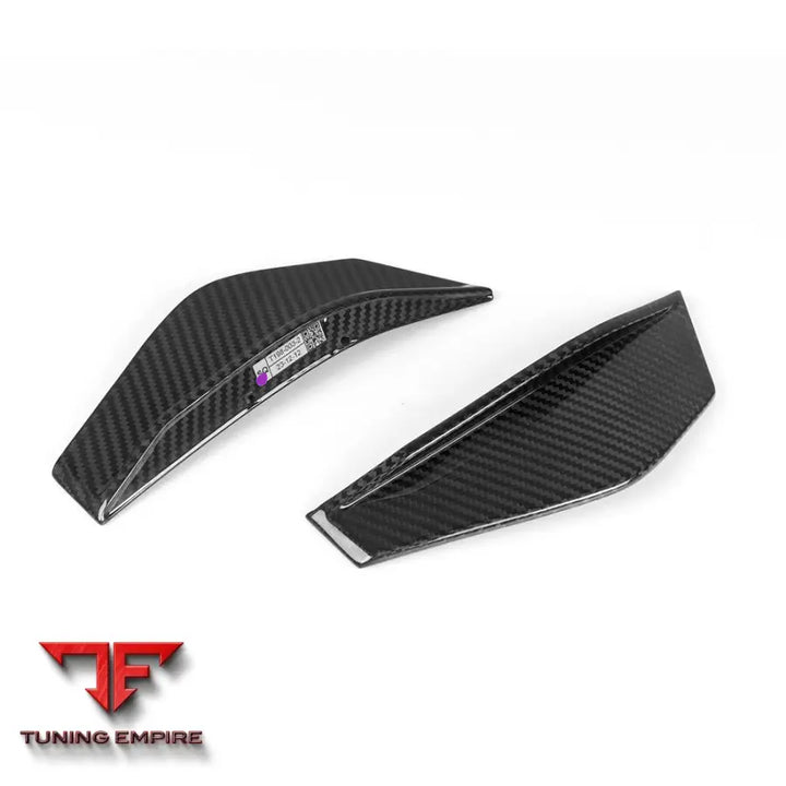 BMW M2 F87 FRONT CANARDS IN PREPREG CARBON FIBRE - Carbon Fibre Parts