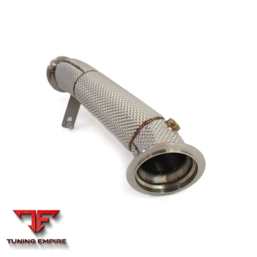 BMW M2 F87 N55 3.0T STAINLESS STEEL RAZOR EXHAUST DOWNPIPE WITH HEAT SHIELD