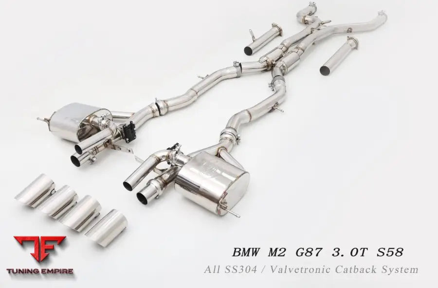 Bmw M2 G87 All Ss304 Valvetronic Exhaust System