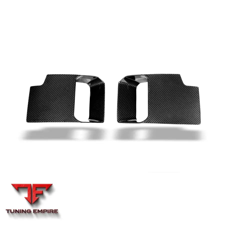 BMW M2 G87 CARBON FIBER AERO FRONT BUMPER BLOCK-OFF PLATES