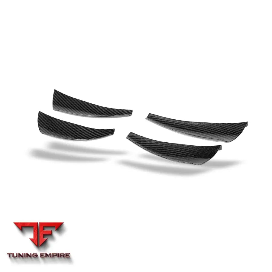 BMW M2 G87 CARBON FIBER AERO FRONT BUMPER CANARDS