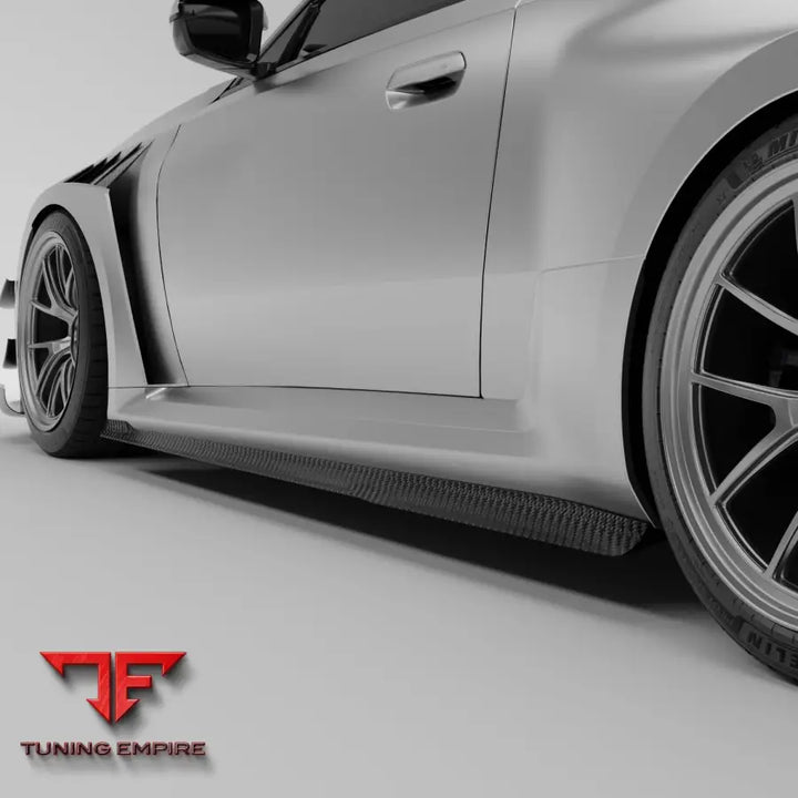 BMW M2 G87 CARBON FIBER AERO SIDE SKIRTS