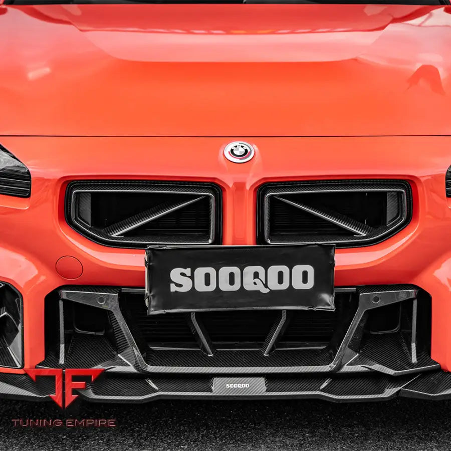 BMW M2 G87 FRONT GRILLE IN PREPREG CARBON FIBRE (V1) - Carbon Fibre Parts