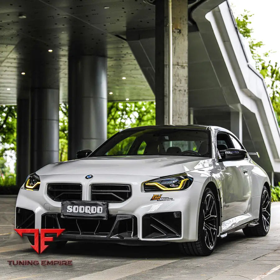 BMW M2 G87 FRONT GRILLE IN PREPREG CARBON FIBRE (V2) - Carbon Fibre Parts