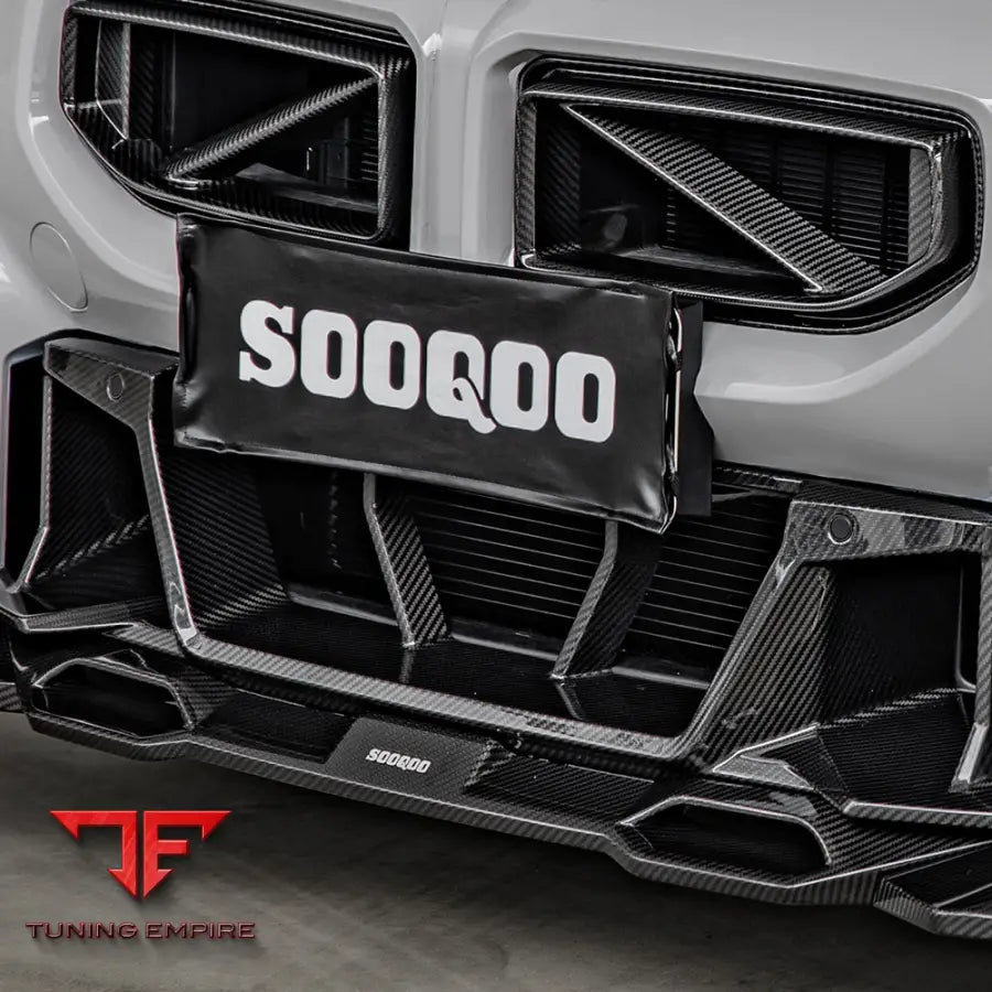BMW M2 G87 FRONT LIP IN PREPREG CARBON FIBRE (V1) - Carbon Fibre Parts