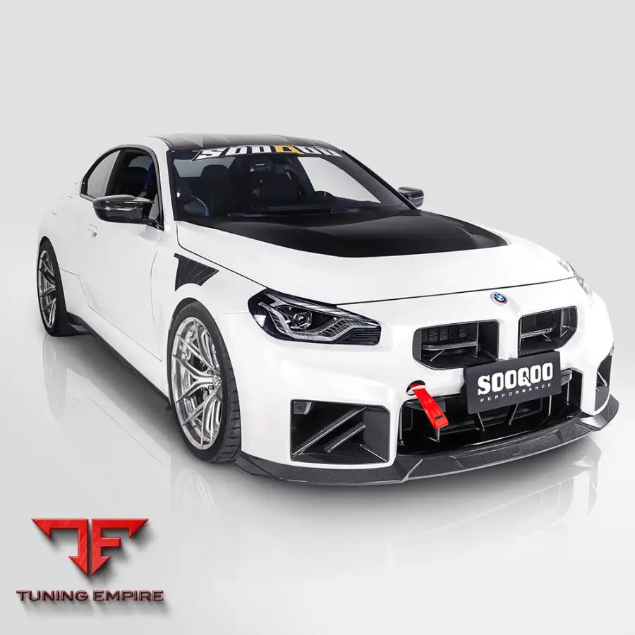 BMW M2 G87 FRONT LIP IN PREPREG CARBON FIBRE (V3) - Carbon Fibre Parts