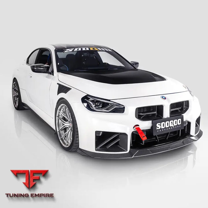 BMW M2 G87 FRONT LIP IN PREPREG CARBON FIBRE (V3) - Carbon Fibre Parts