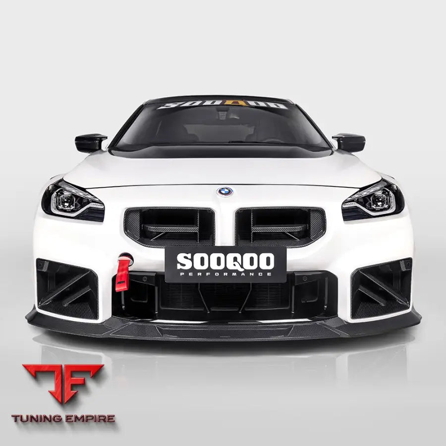 BMW M2 G87 FRONT LIP IN PREPREG CARBON FIBRE (V3) - Carbon Fibre Parts