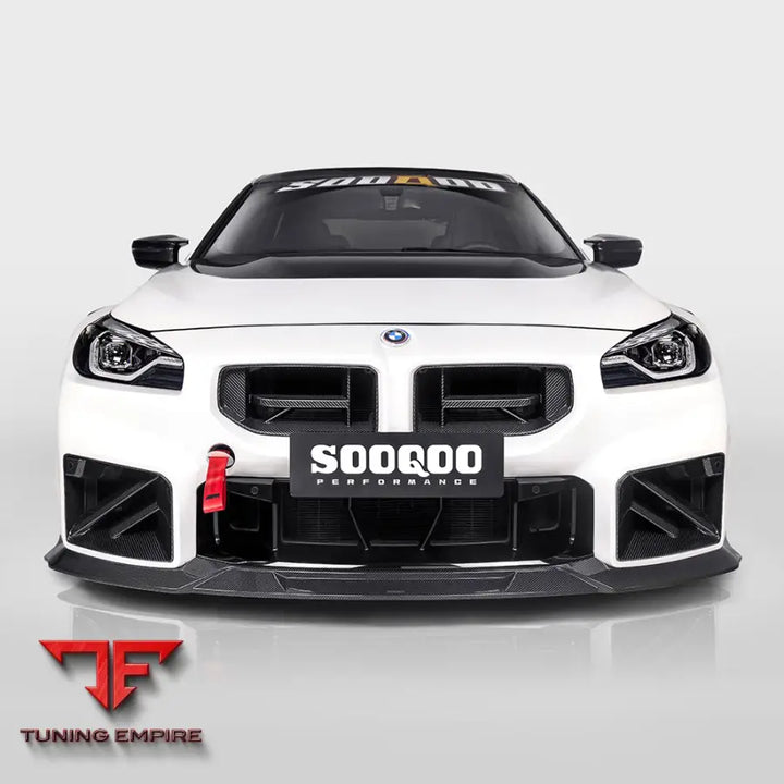 BMW M2 G87 FRONT LIP IN PREPREG CARBON FIBRE (V3) - Carbon Fibre Parts