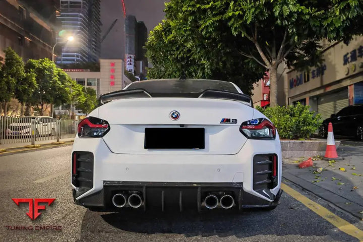 Bmw M2 G87 Od-B Style Dry Carbon Fiber Trunk Spoiler Bsd