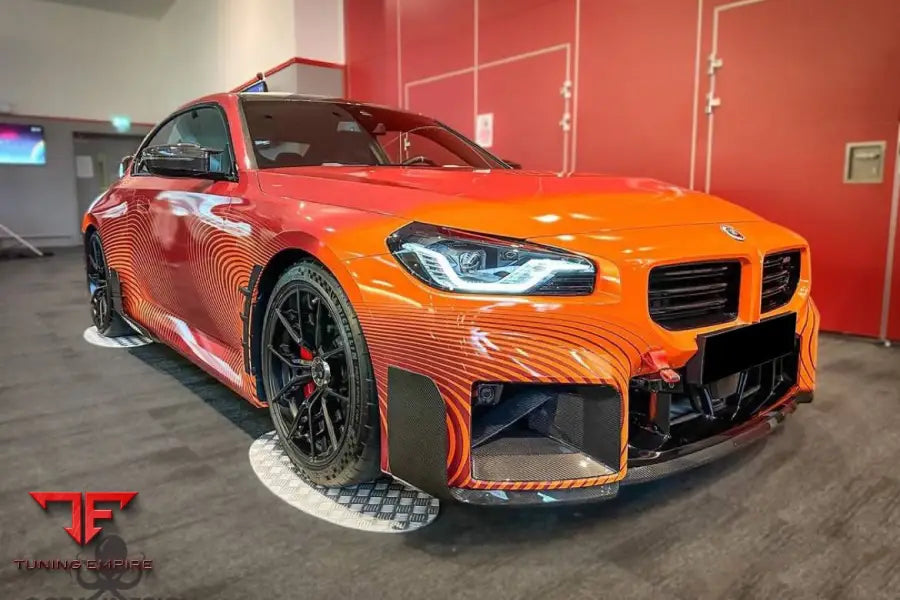 Bmw M2 G87 Od-Mp Style Dry Carbon Fiber Front Bumper Air Inlet Trim Bsd