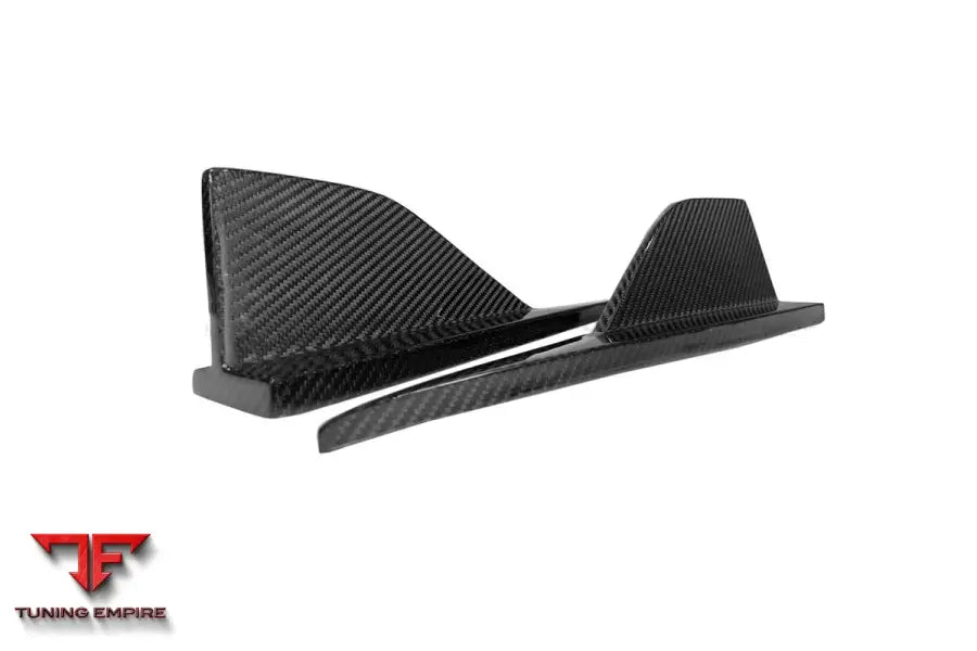 Bmw M2 G87 Od Style Dry Carbon Fiber Rear Bumper Splitter Winglets Bsd