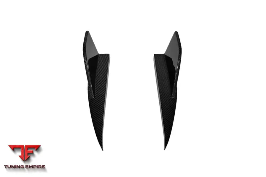Bmw M2 G87 Od Style Dry Carbon Fiber Rear Bumper Splitter Winglets Bsd