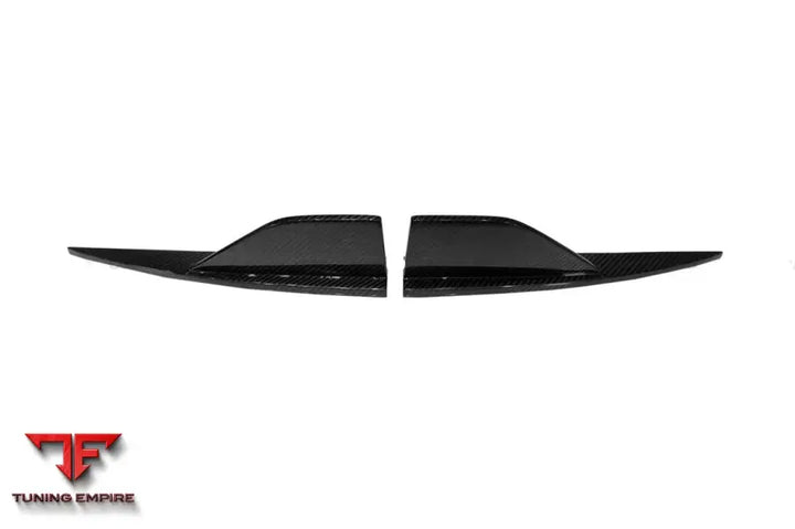 Bmw M2 G87 Od Style Dry Carbon Fiber Rear Bumper Splitter Winglets Bsd
