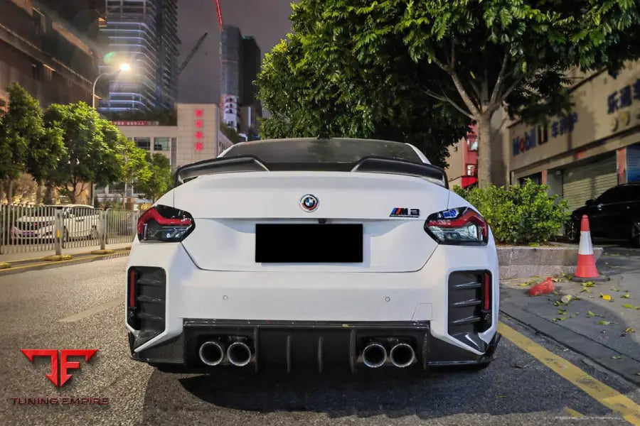 Bmw M2 G87 Od Style Dry Carbon Fiber Rear Lip Diffuser Bsd