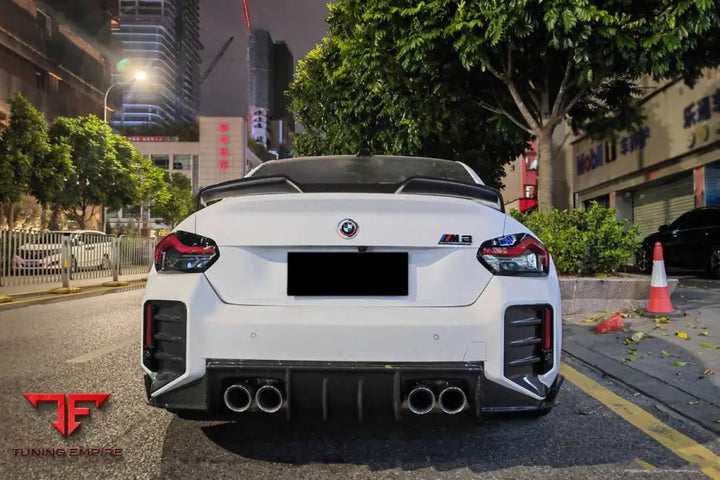 Bmw M2 G87 Od Style Dry Carbon Fiber Rear Lip Diffuser Bsd