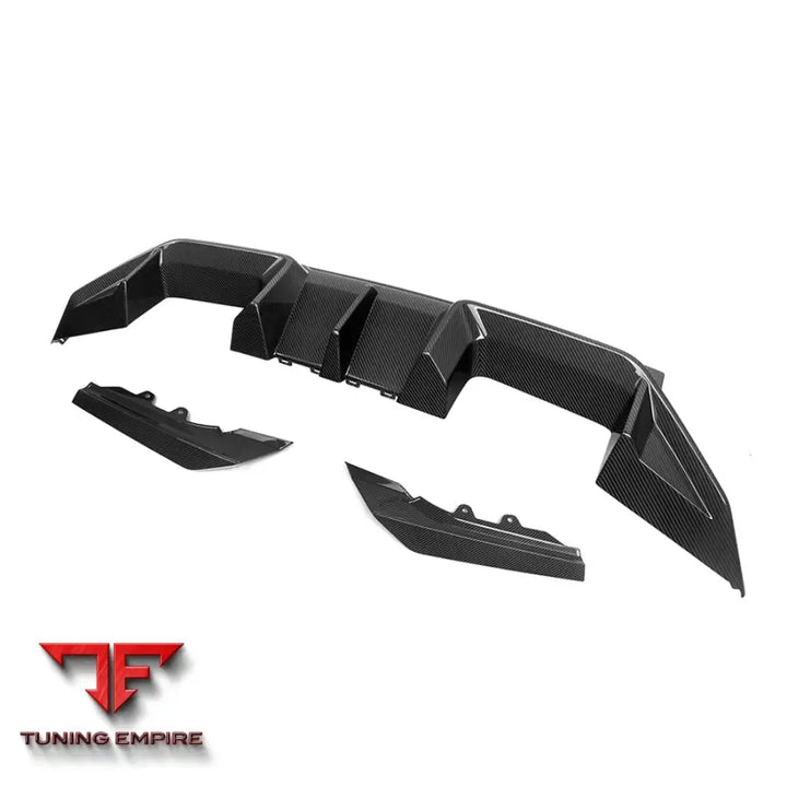 BMW M2 G87 REAR DIFFUSER IN PREPREG CARBON FIBRE (V2) - Carbon Fibre Parts