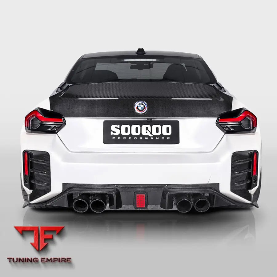 BMW M2 G87 REAR DIFFUSER IN PREPREG CARBON FIBRE (V3) - Carbon Fibre Parts