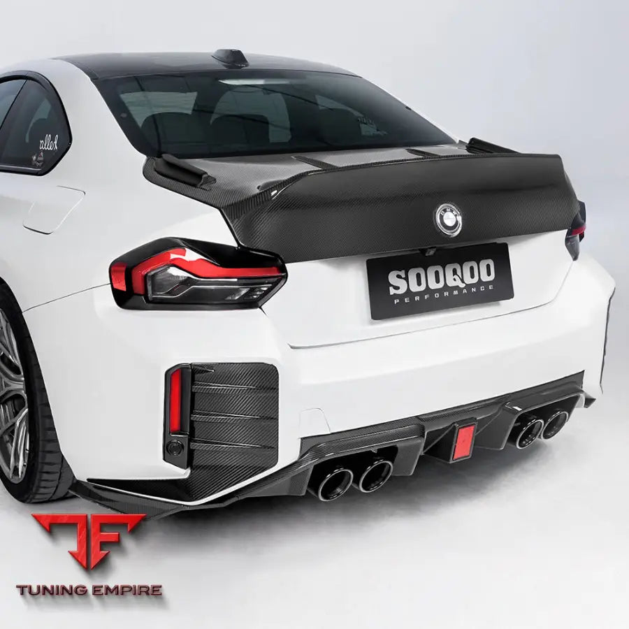 BMW M2 G87 REAR DIFFUSER IN PREPREG CARBON FIBRE (V3) - Carbon Fibre Parts