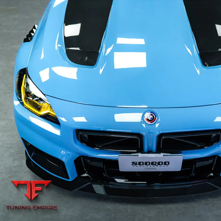 BMW M2 G87 VENTED HOOD IN WHITE PRIMER FINISH (V2) - Carbon Fibre Parts